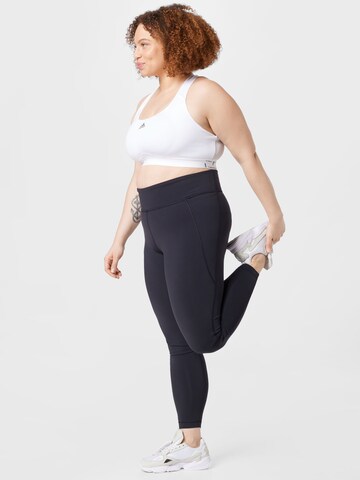 ADIDAS SPORTSWEAR Bustier Sport-BH 'Powerreact Medium-Support ' in Weiß