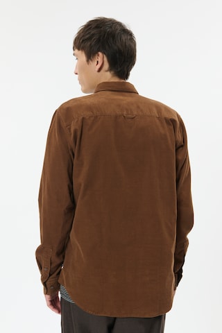 Matinique Regular Fit Skjorte 'MAtrostol BD' i brun