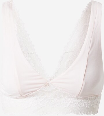 Free People Triangle Bra in Beige: front