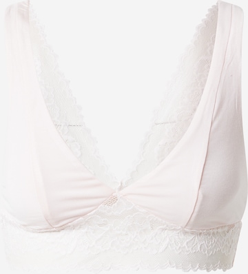 Free People Triangle Bra in Beige: front