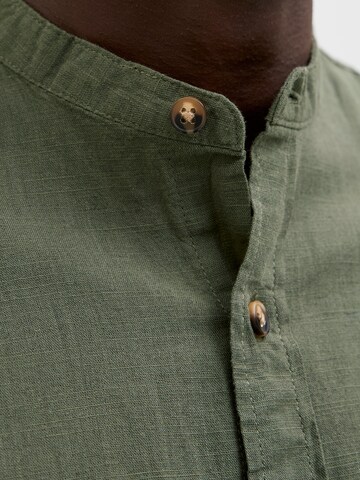 Slim fit Camicia 'JJESummer Band' di JACK & JONES in verde
