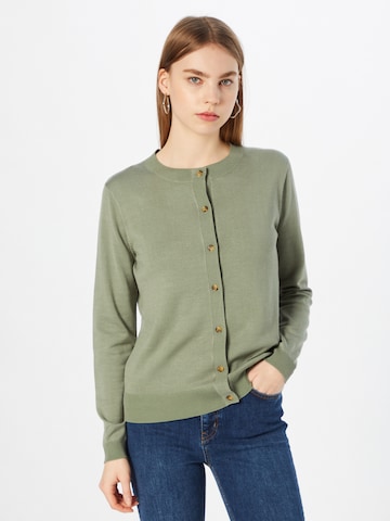 Soft Rebels Knit Cardigan 'Marla' in Green: front