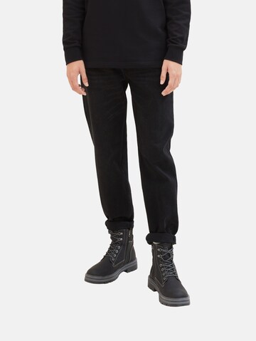 Loosefit Jean TOM TAILOR DENIM en noir : devant