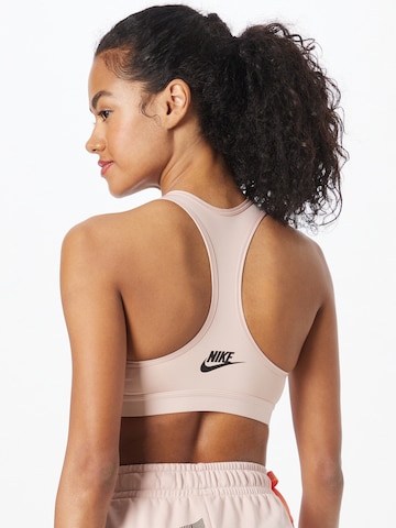 Nike Sportswear Bustier Športni nederček | roza barva