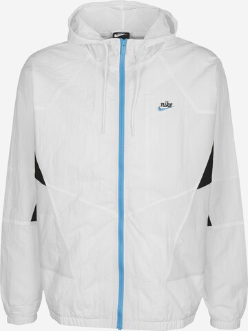 Nike Sportswear Tussenjas 'Heritage Windrunner' in Wit: voorkant