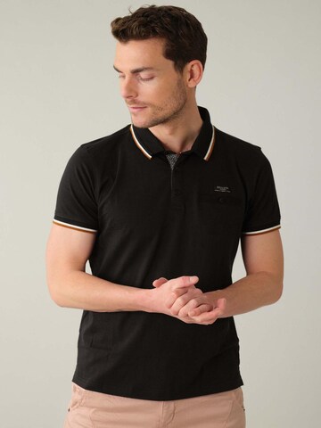 Deeluxe Poloshirt 'Drexler' in Schwarz