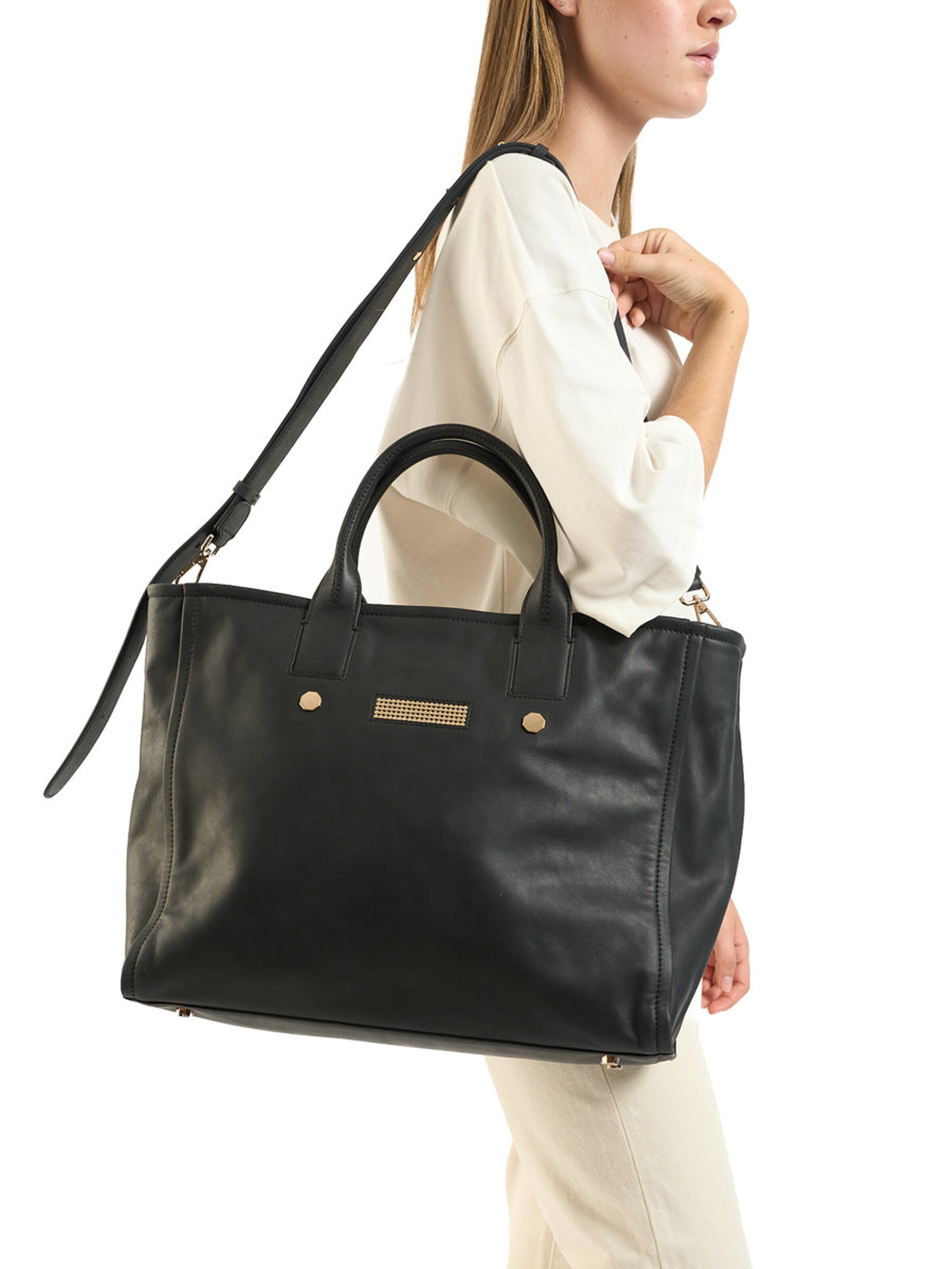 Clio Shopper 'MAXI GIRLY CLASSIC' in Black