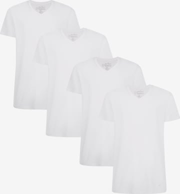 Maglietta intima di Bamboo basics in bianco: frontale