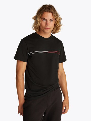 Maglietta di Tommy Jeans in nero: frontale