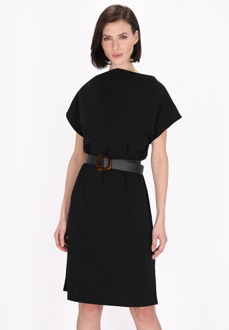 usha BLACK LABEL Dress 'Classic Look' in Black: front