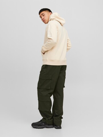 JACK & JONES Sweatshirt 'JJClassic' in Beige