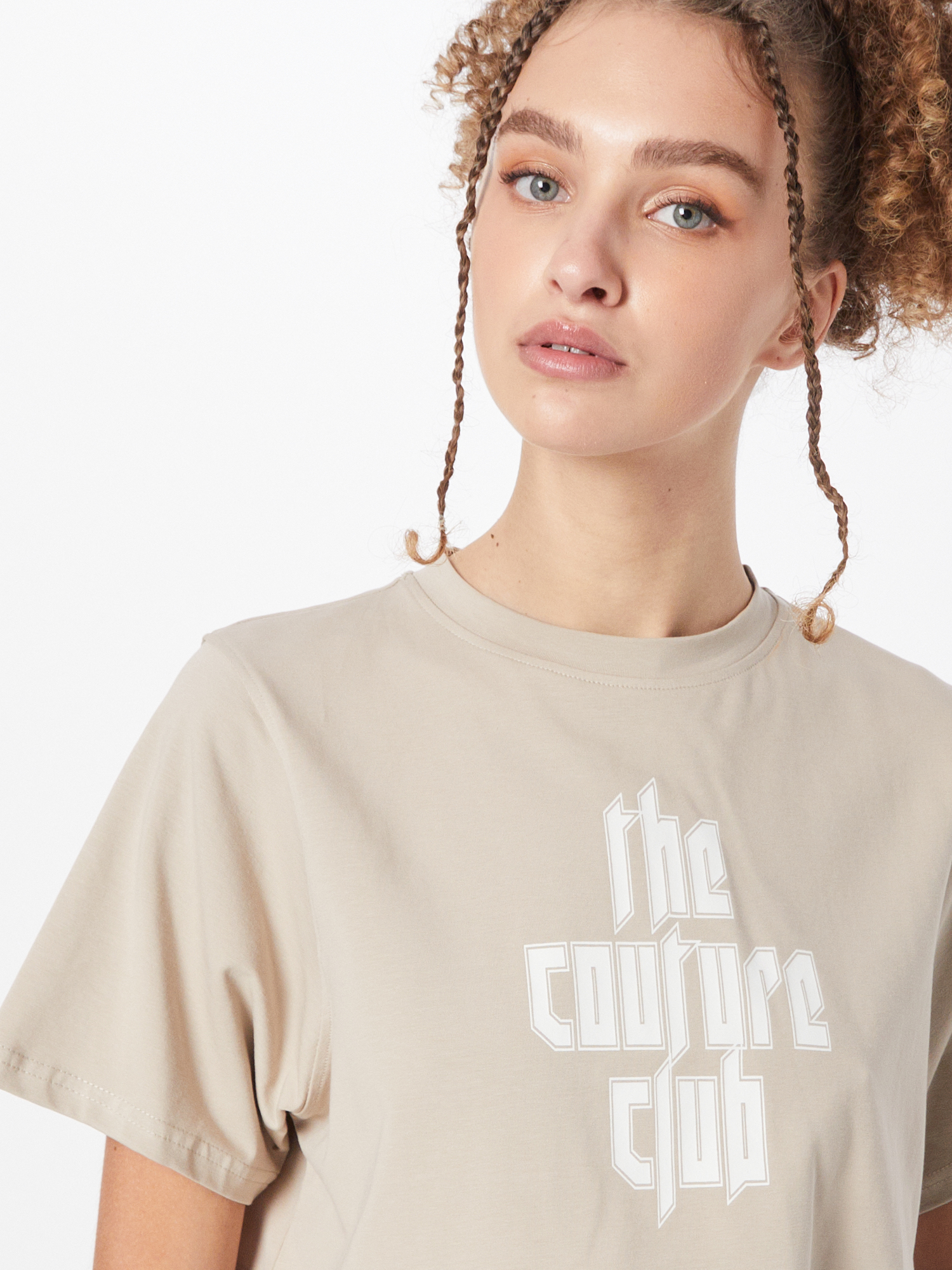 The Couture Club T-Shirt in Hellbeige 