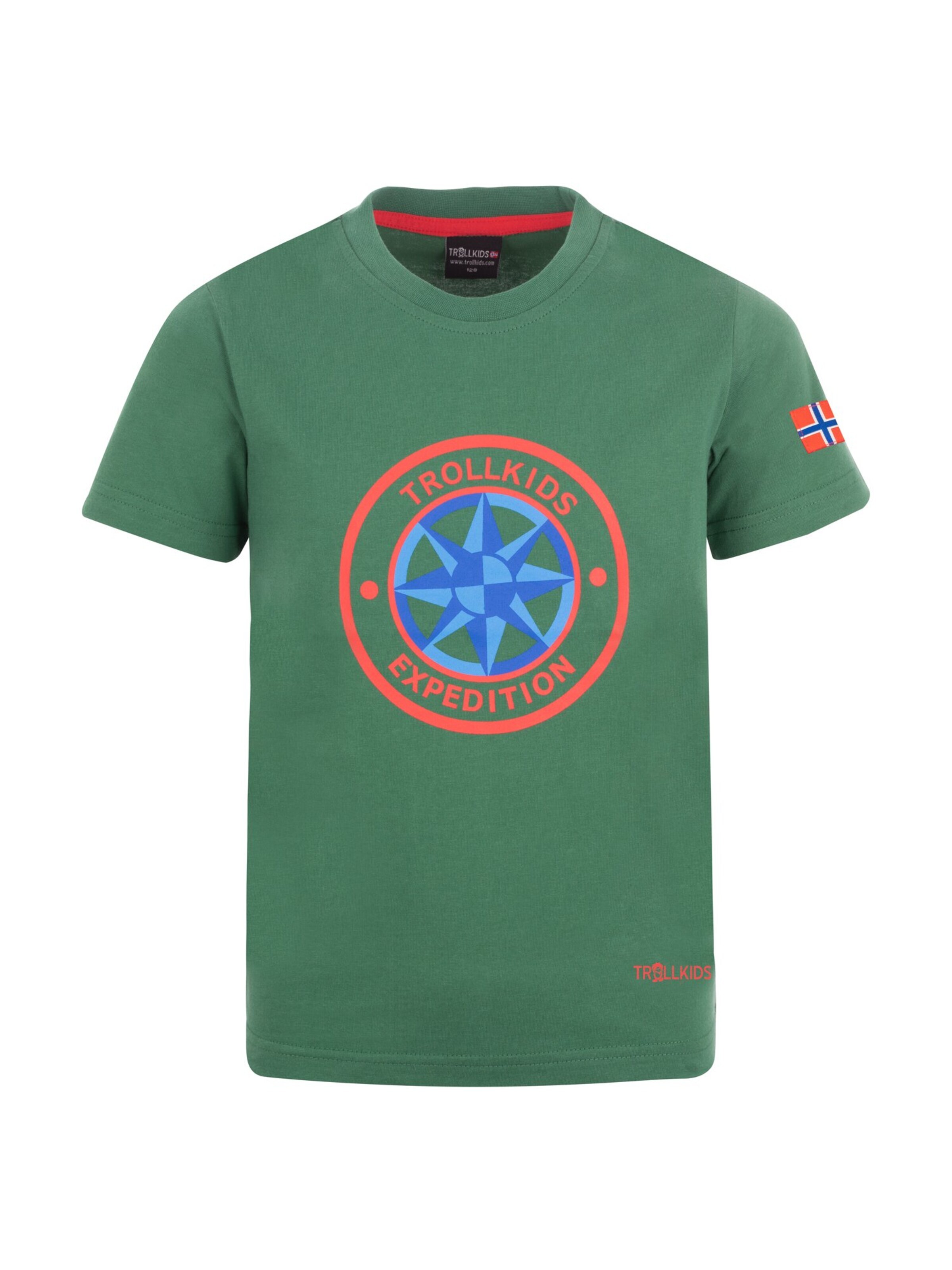 TROLLKIDS Performance Shirt in Green: front