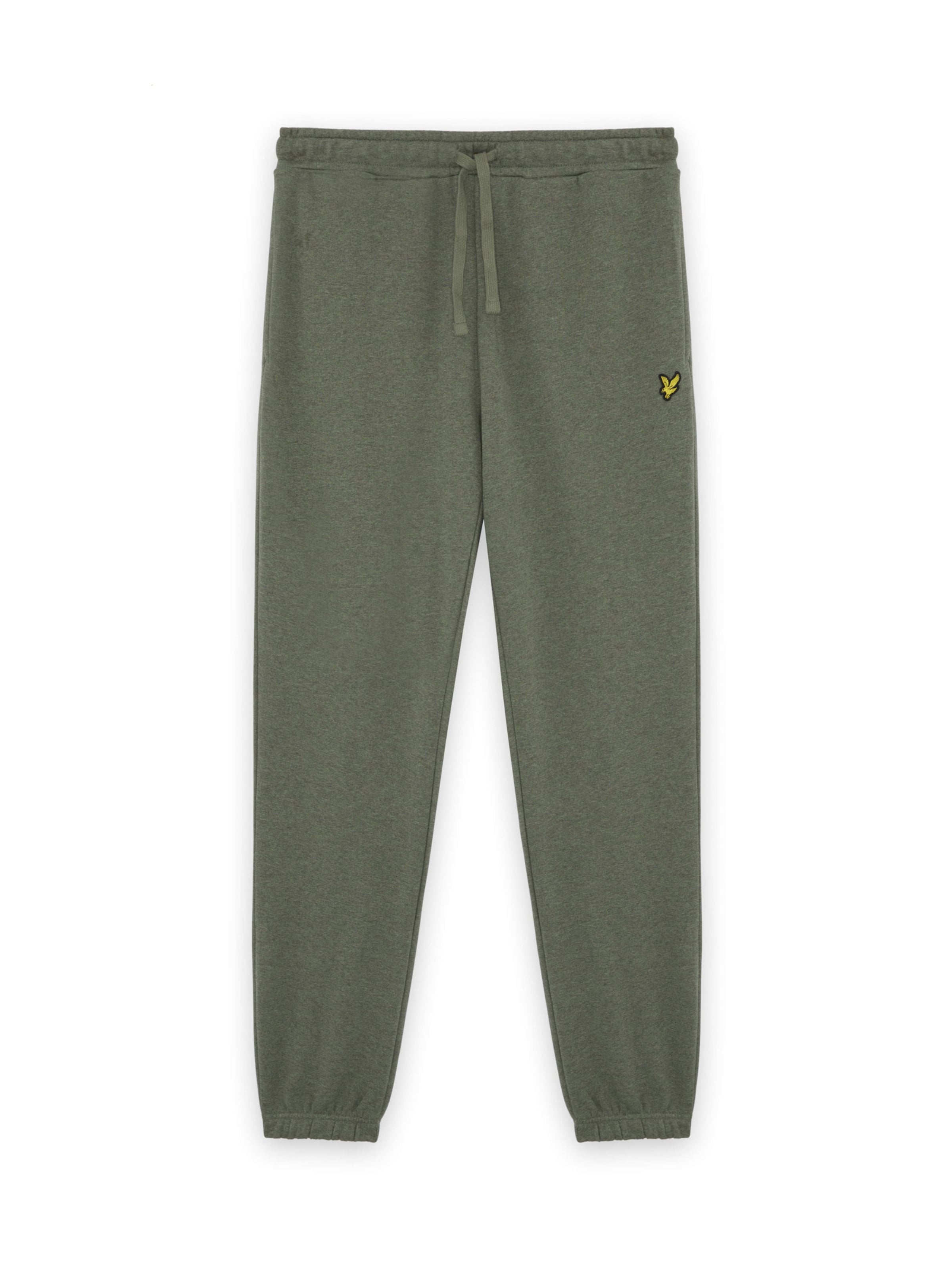 Effilé Pantalon 'Tri Marl' Lyle & Scott en vert : devant