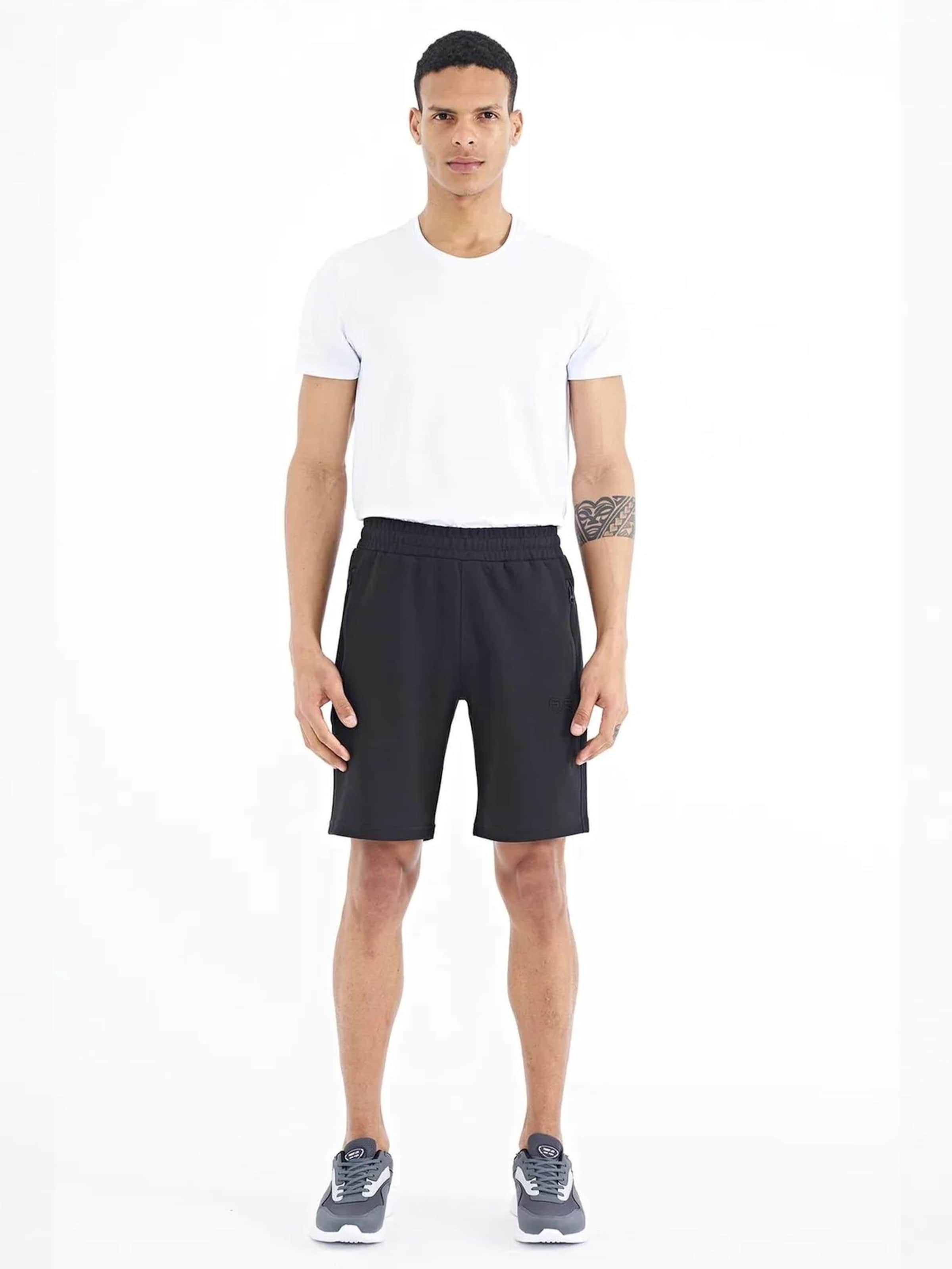 Regular Pantalon Tommy Life en noir