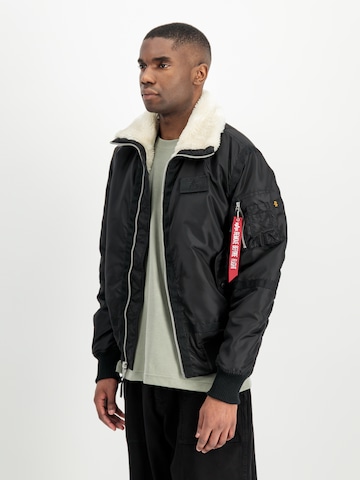 ALPHA INDUSTRIES Regular fit Winter jacket in Black: front