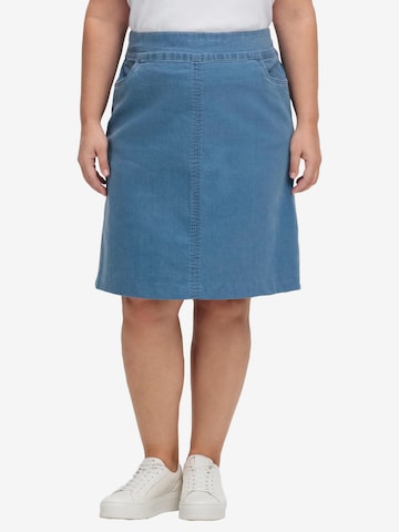 SHEEGO Skirt in Blue: front