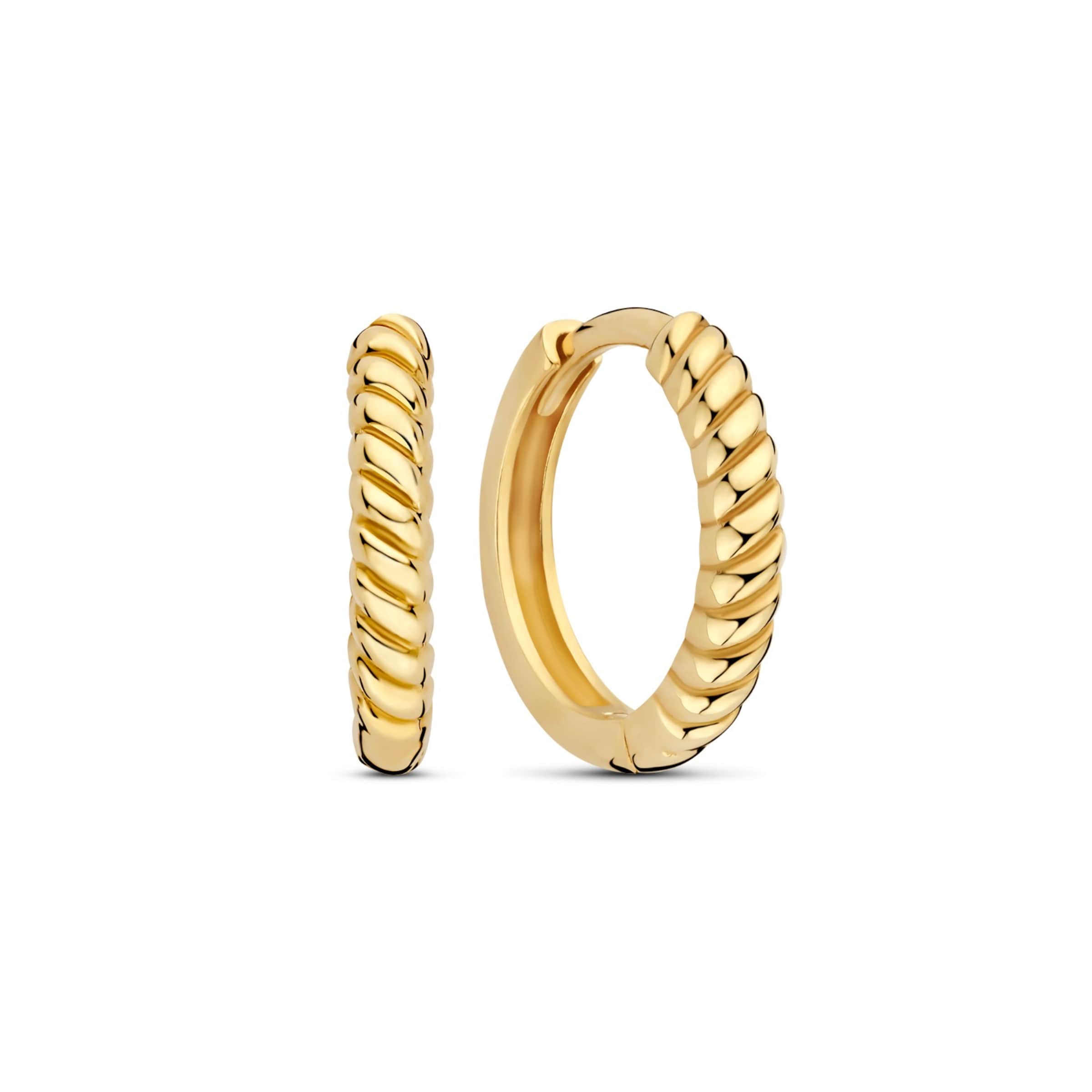 Beloro Jewels Ohrringe in Gold: Vorderseite