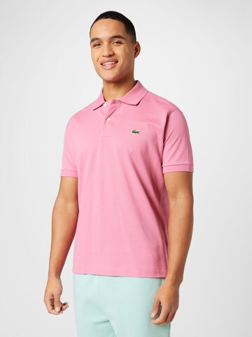 LACOSTE Regular fit Shirt in Roze: voorkant