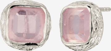 Boucles d'oreilles Haze&Glory en argent : devant