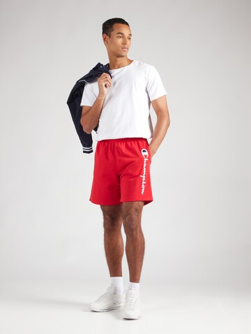 regular Pantaloni di Champion Authentic Athletic Apparel in rosso