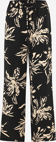 juoda Guido Maria Kretschmer Women Plačios klešnės Kelnės 'Ayana': priekis