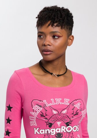 KangaROOS Shirt in Pink