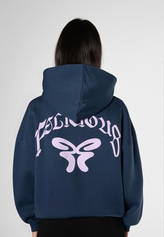 Sweat-shirt Felicious en bleu : devant