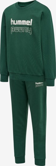 Hummel Trainingsanzug in grün / weiß, Produktansicht