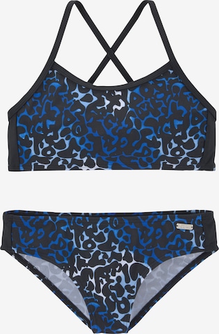 BUFFALO Bralette Bikini in Blue: front