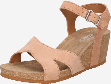 BULLBOXER Strap Sandals in Pink: front