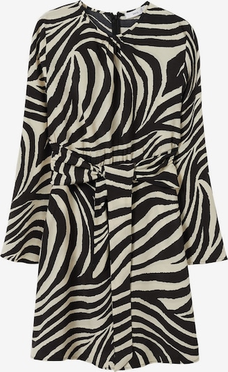 MANGO Haljina 'Monday' u crna / bijela, Pregled proizvoda