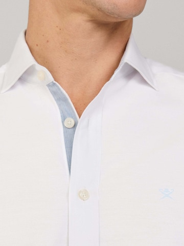 Hackett London Regular fit Overhemd in Wit