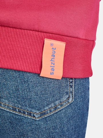 salzhaut Sweatshirt 'Weps' in Rot