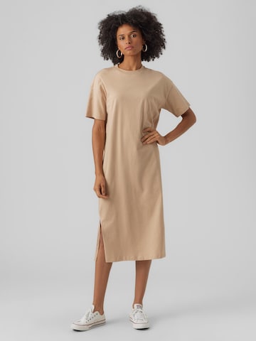 VERO MODA Jurk 'MOLLY' in Beige: voorkant