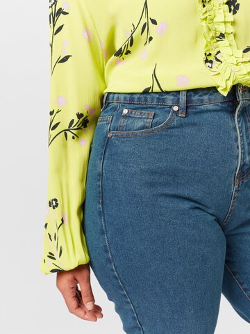 Missguided Plus Tapered Jeans 'ELLA' i blå