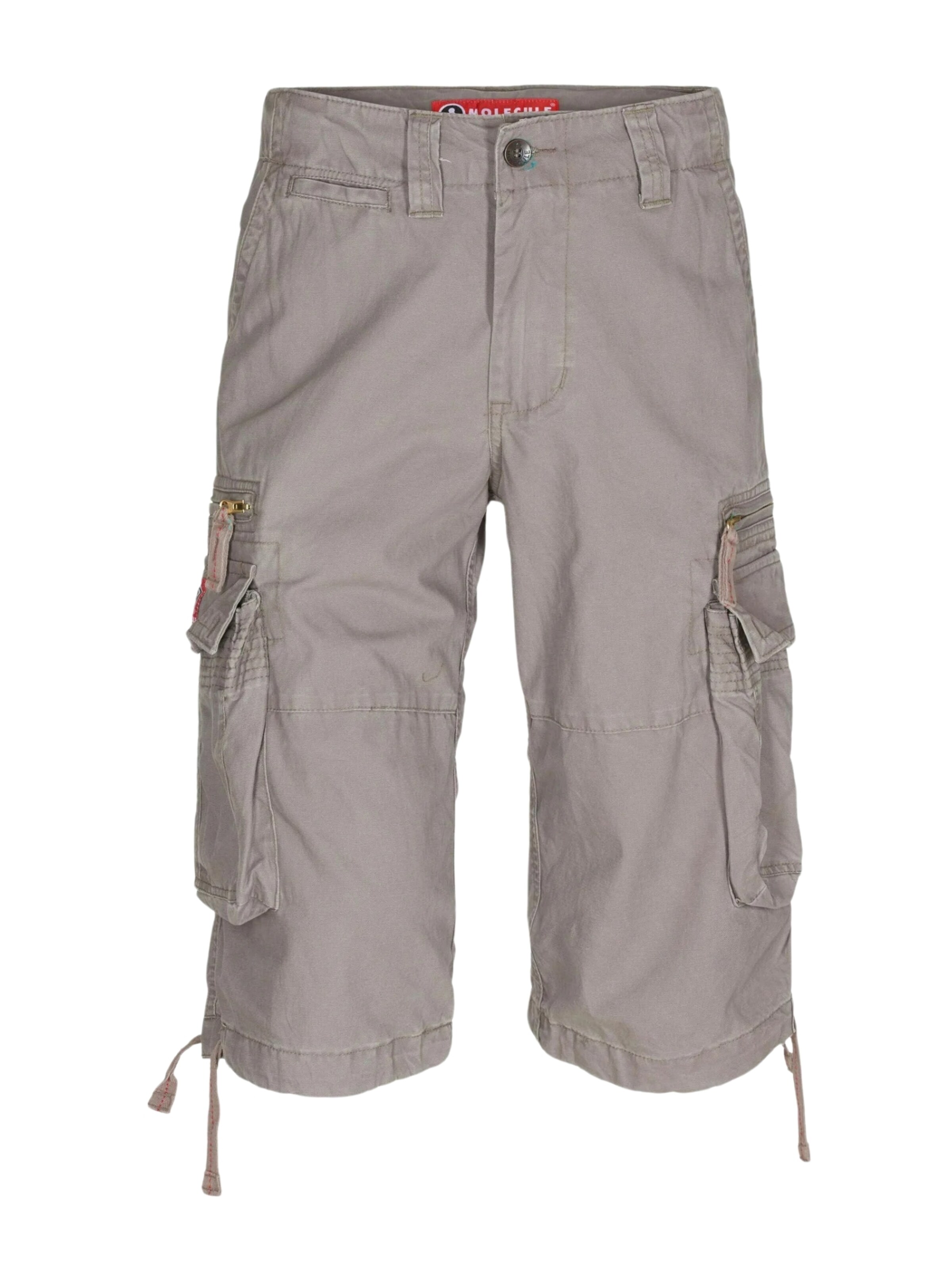 Molecule Loosefit Bukser 'BAGGY' i grå: forside