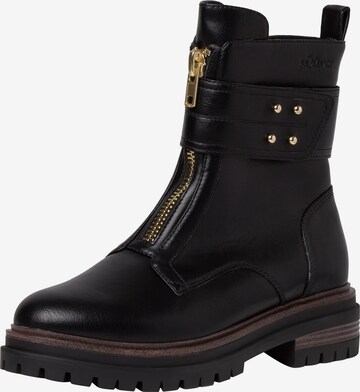 s.Oliver Ankle Boots in Black: front