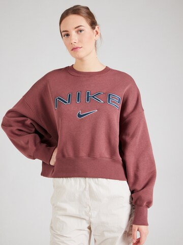 Nike Sportswear - Sudadera 'PHNX FLC' en marrón: frente