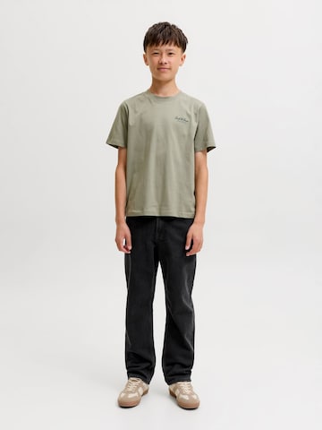 Jack & Jones Junior - regular Vaquero 'JJICHRIS ' en negro: frente