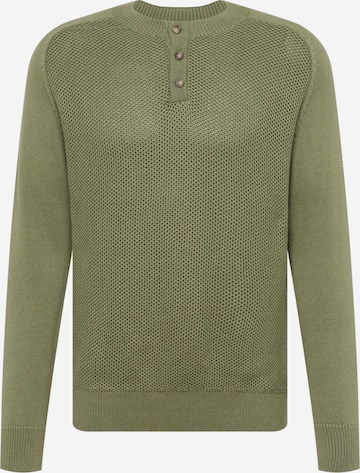 MUSTANG Sweater 'Emil' in Green: front