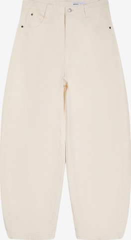 Bershka Kalhoty – béžová: přední strana