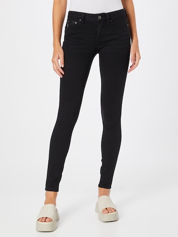 TOM TAILOR DENIM Skinny Jeans 'Jona' in Zwart: voorkant