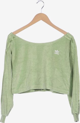 ADIDAS ORIGINALS Sweatshirt & Zip-Up Hoodie in XS in Green: front