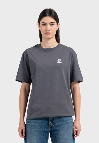 Oldskull Shirt 'Basic Oldskull 25' in Grey
