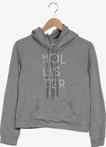 HOLLISTER Sweatshirt & Zip-Up Hoodie in S in Grey: front