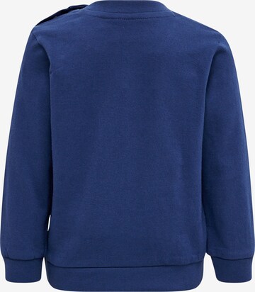 Hummel Sweatshirt 'Lime' in Blauw