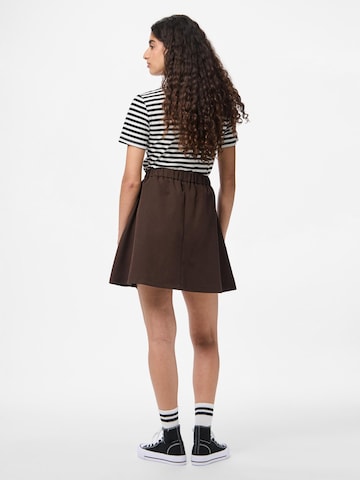 Jupe 'PCKamil' PIECES en marron