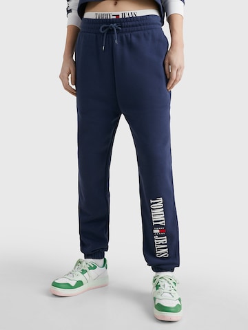 Regular Pantalon Tommy Jeans en bleu : devant