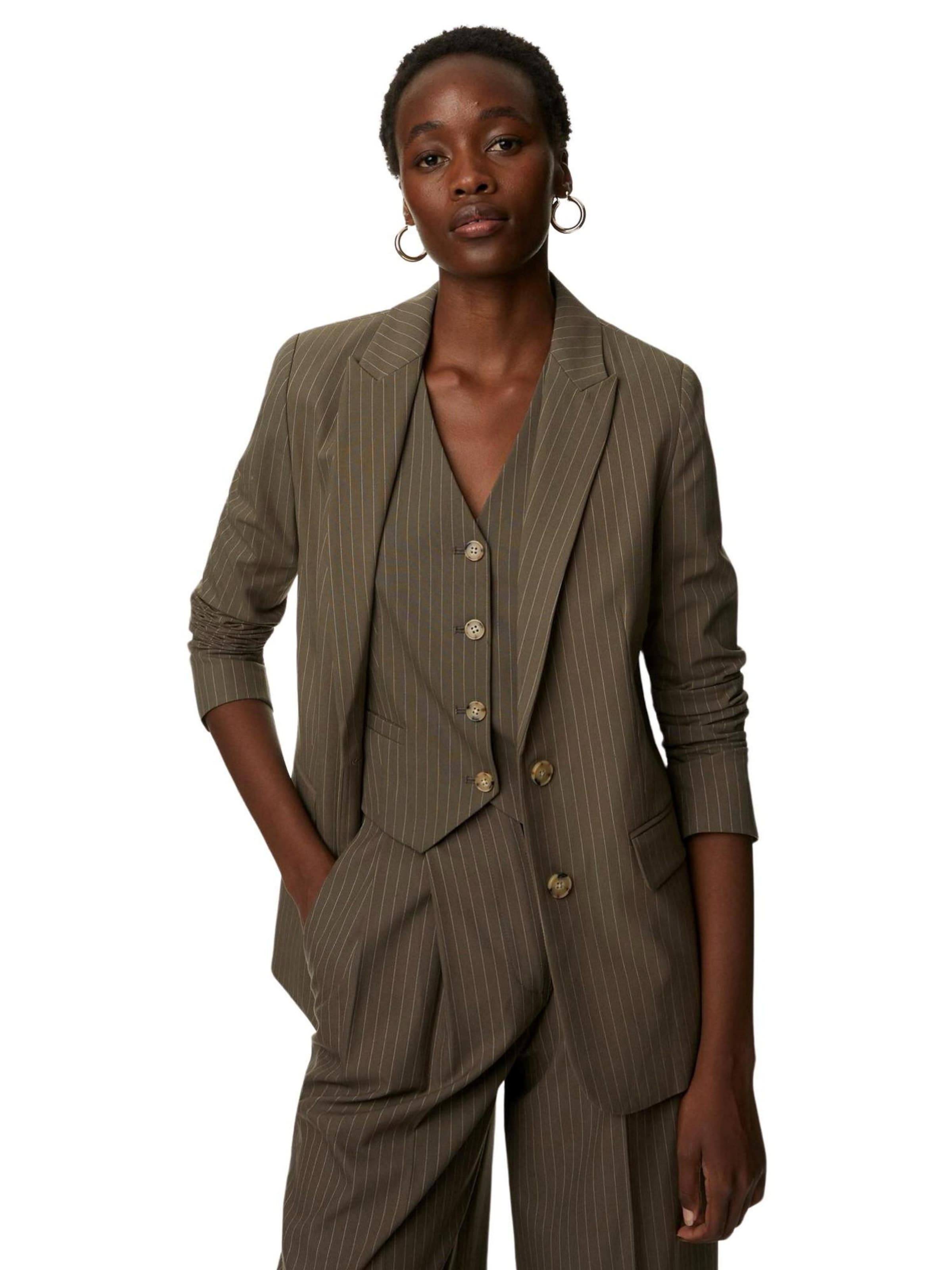 Marks & Spencer Blazers in Bruin: voorkant